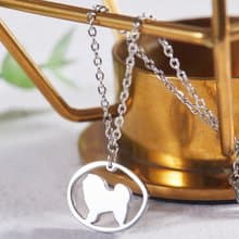 鬆獅犬手鍊 - 狗狗小印章系列-抗敏醫療鋼