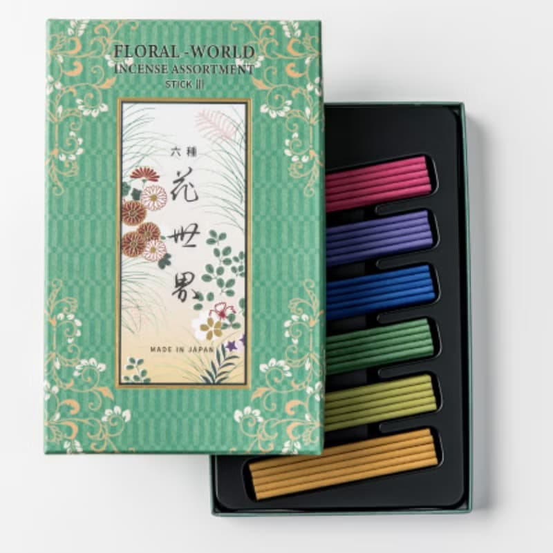 六種花世界 線香組 Floral World 【松榮堂 香水香 花世界系列】