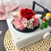2F【花語時光戀曲】時鐘/小鬧鐘/音樂盒/藍芽音響/永生花