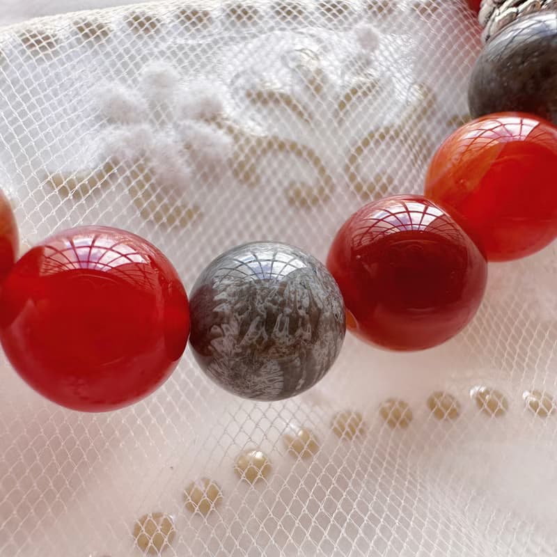 赤心如玉 紅瑪瑙手串 設計手鍊 水晶手串 水晶手鍊