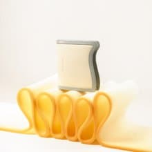 Femance 錢包 天藍 原創 獨家 波浪形 小眾 零錢包 可燙金印名