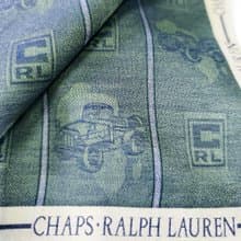 Chaps Ralph Lauren Vintage Handkerchief Green 19 x 18 inches