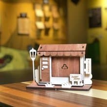 售完不補【父親節禮物】全家福 相框 眼鏡架 手作DIY 組裝 木質