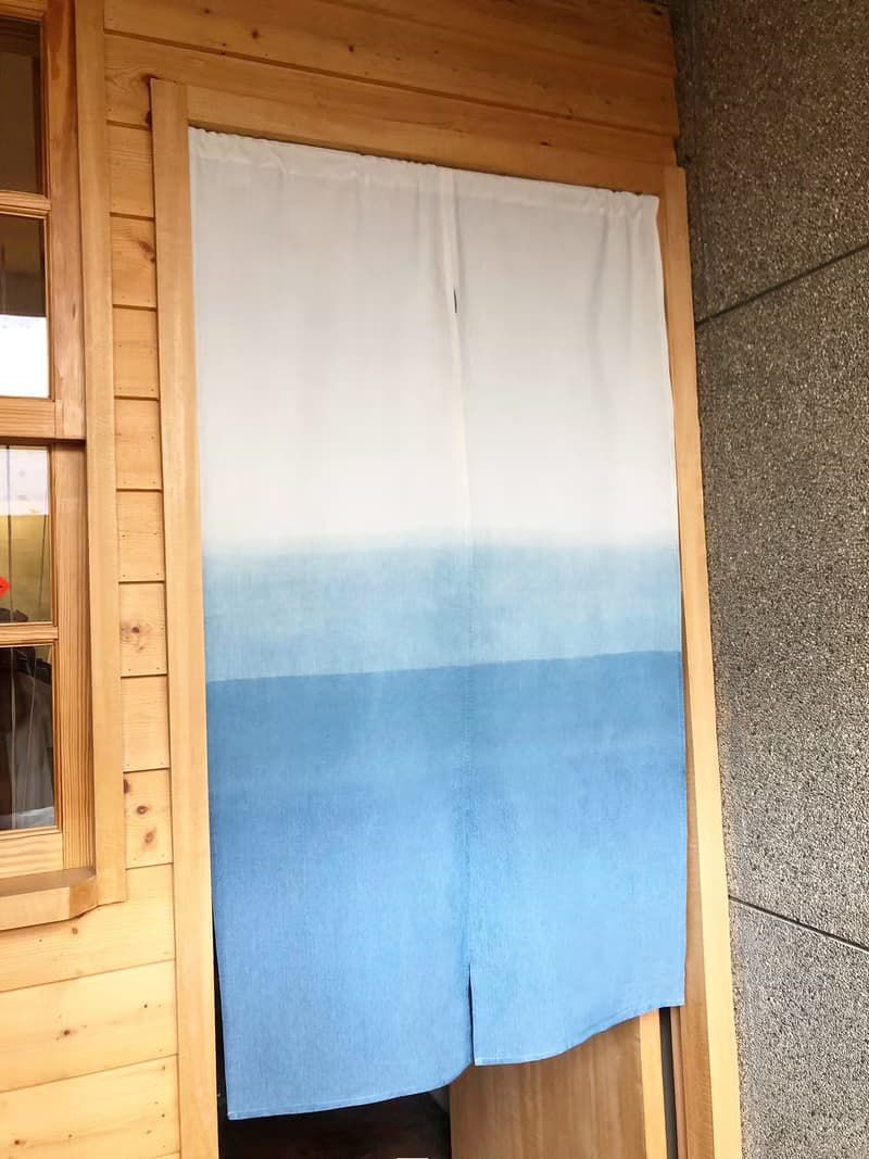 有機棉藍染日式中門簾 Organic Cotton