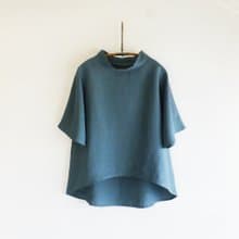 套衫的法國亞麻布　冬緑