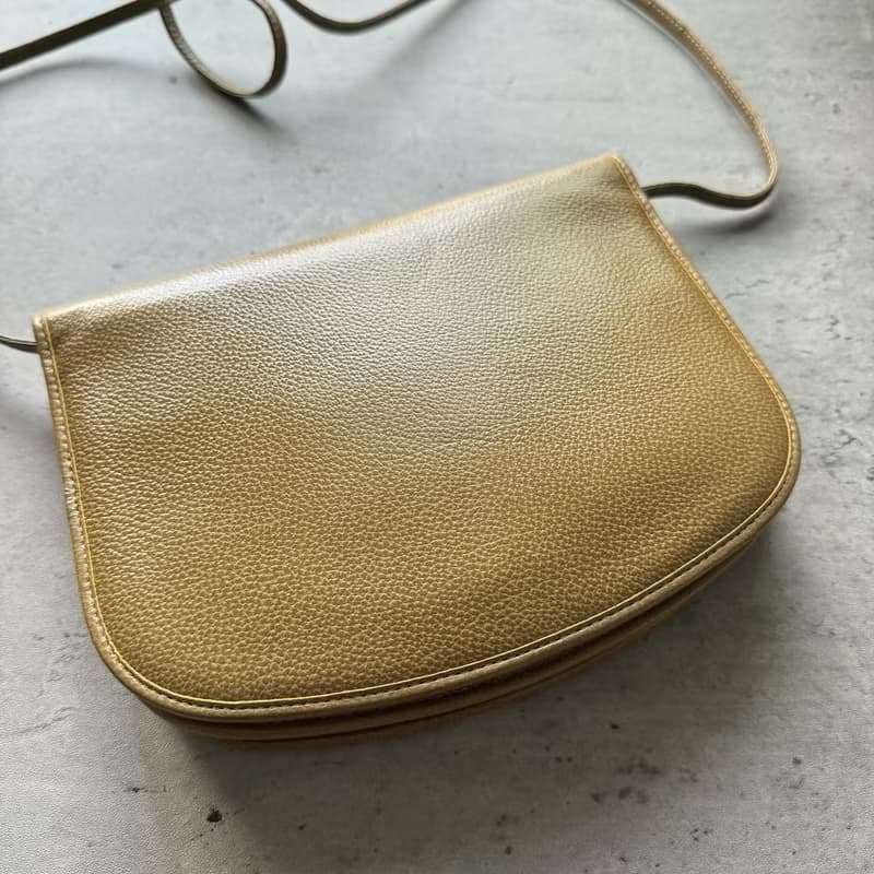 中古正品  Christian Dior 迪奧 真皮 馬鞍小包包 斜背包 隨身包