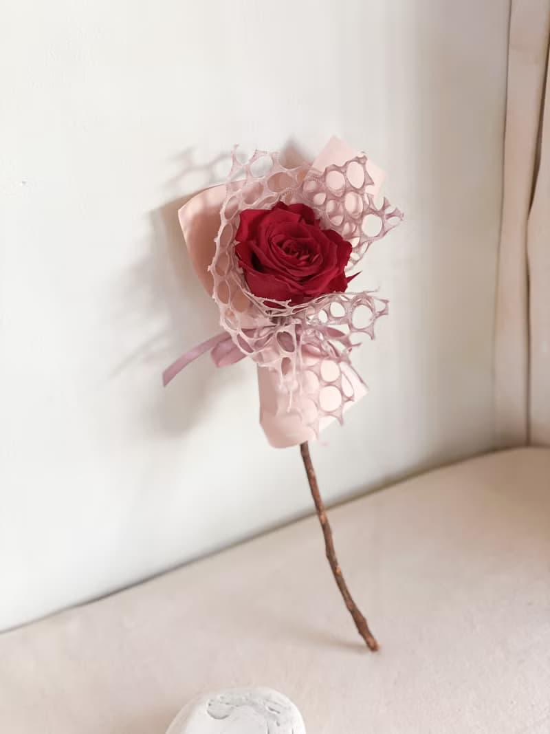 My love x 永生玫瑰單支花束