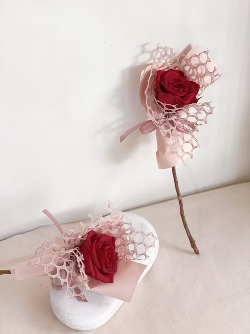 My love x 永生玫瑰單支花束