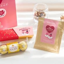 情人節禮物推薦 送禮組合禮袋A款 濾掛咖啡+閃金盒金莎巧克力