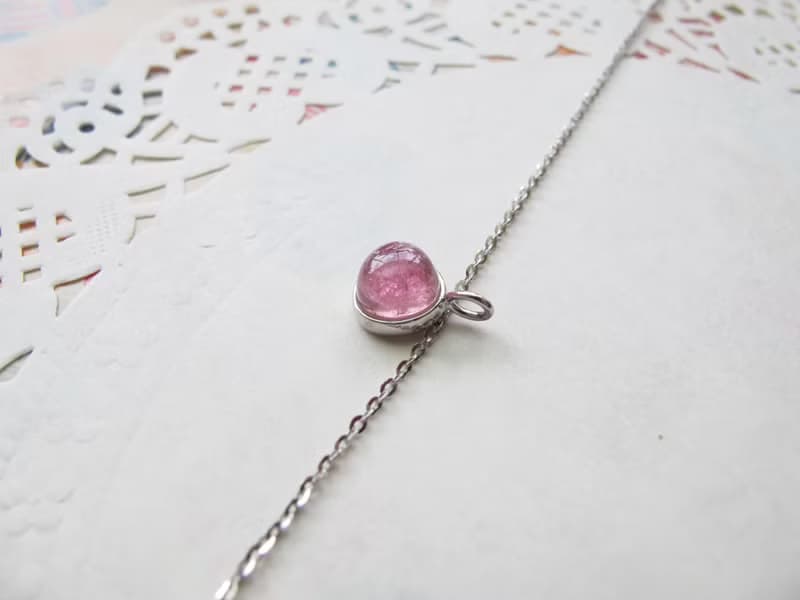 桃紅碧璽 925銀【小桃氣好人緣】【原件寄出】招桃花 增加異性緣