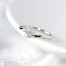 精工訂製款-鉑金/白金PT950莫桑鑽戒指