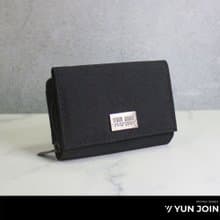 【快速出貨】WOVEN 尼龍質感蓋頭拉鍊短夾 質感 錢包 短夾 送禮