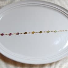 オーバル型トルマリンのブレスレット no.3１４kgf