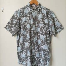 Vintage 90s Kansai Jeans Yamamoto Shirt Nice Design Japan Brand Size L