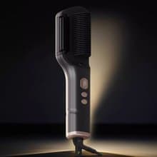 金稻黑熨斗精油直髮梳多功能改善毛躁養發柔順負離子造型梳夾板