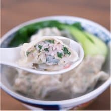 菜肉大餛飩│青江菜絞肉完美比例 不肥膩爽口彈牙