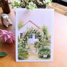 夢想小屋no.14 玫瑰花屋 明信片