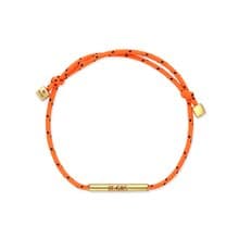 LA LIGNE SINGLE STRING BRACELET ORANGE DOT