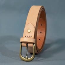 義大利植鞣牛革 男士皮帶 缺皮CHAPI 送爸爸 送男友 禮物 送女友