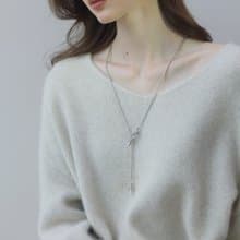 長流蘇拉鏈設計項鍊