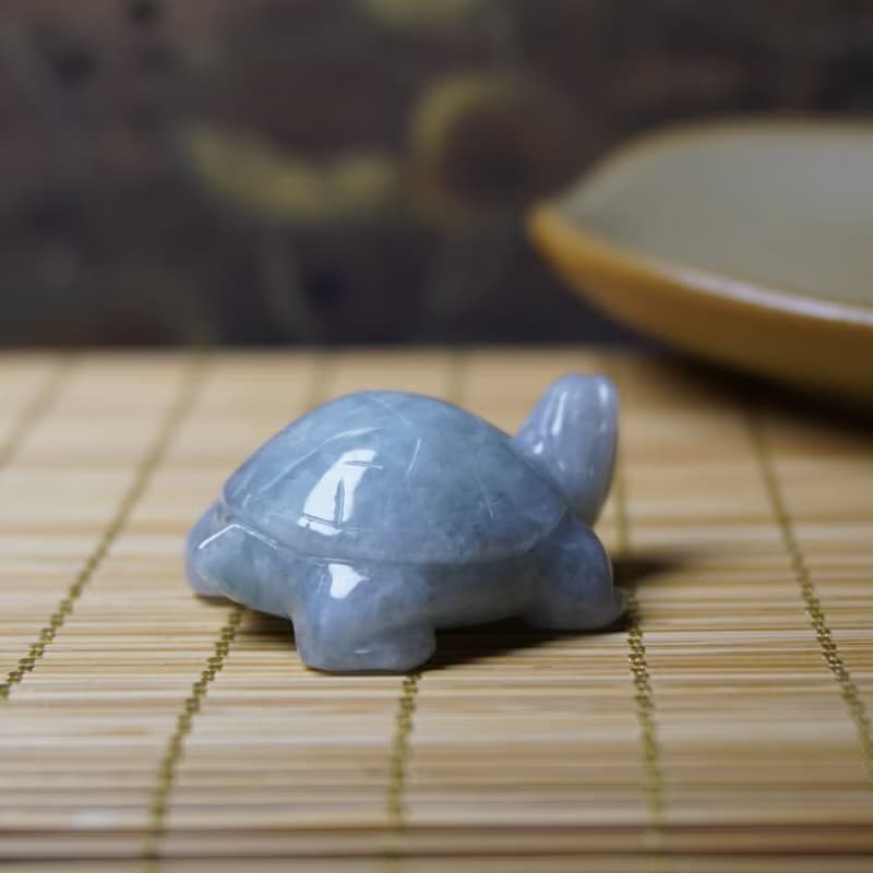 【吉祥‧長壽】翡翠烏龜 | 天然緬甸A貨翡翠 | 送禮