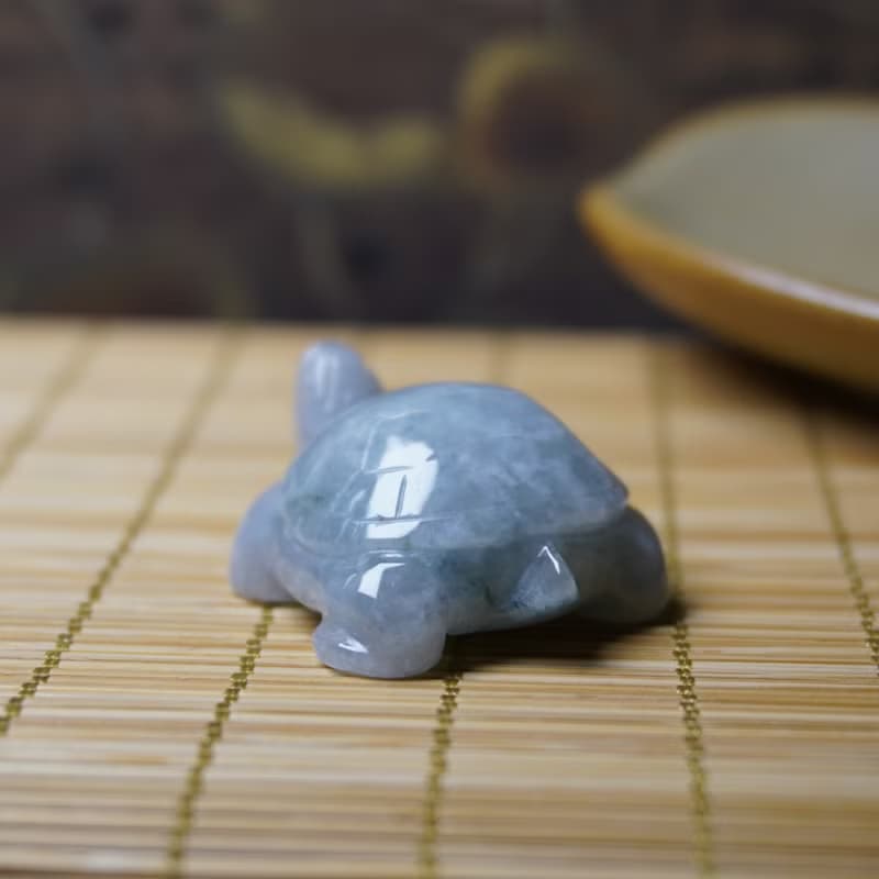 【吉祥‧長壽】翡翠烏龜 | 天然緬甸A貨翡翠 | 送禮