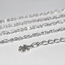 (925 Sterling Silver) Twinkle Snowflake Necklace