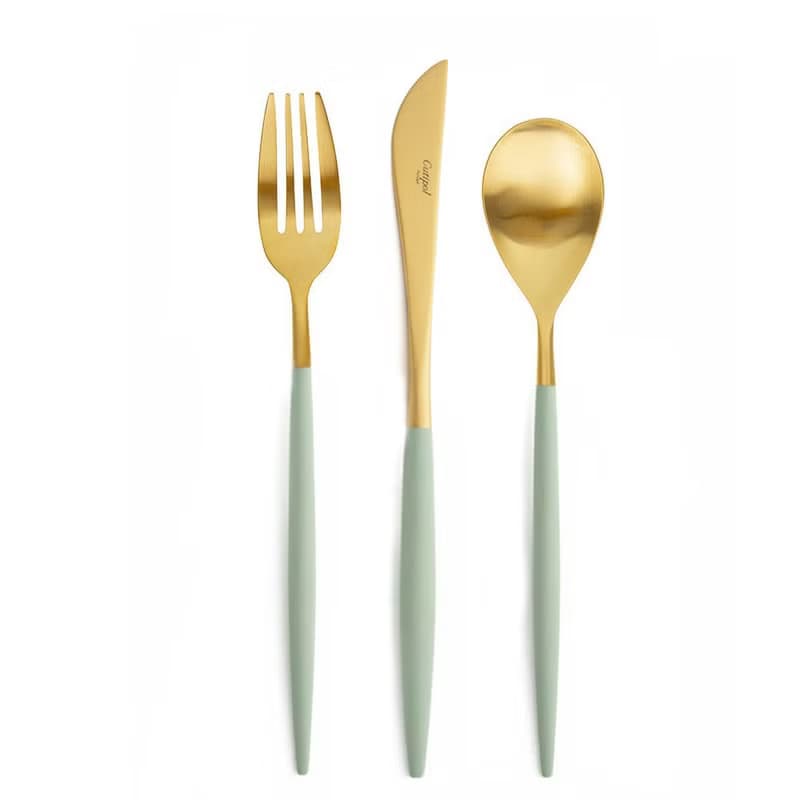 葡萄牙 Cutipol  MIO  青玉金 主餐叉