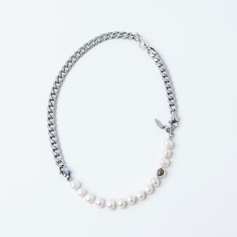波賽頓不鏽鋼珍珠手鍊項鍊 兩用款設計 multifunctionl jewelry