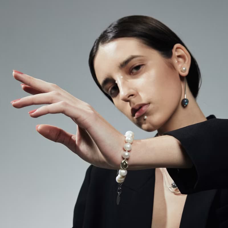 波賽頓不鏽鋼珍珠手鍊項鍊 兩用款設計 multifunctionl jewelry