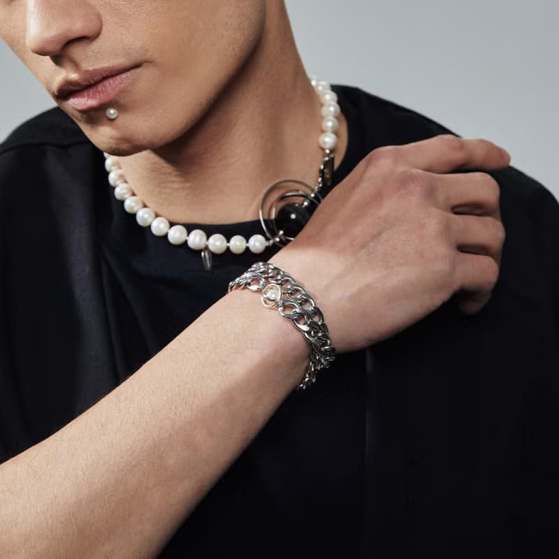 波賽頓不鏽鋼珍珠手鍊項鍊 兩用款設計 multifunctionl jewelry