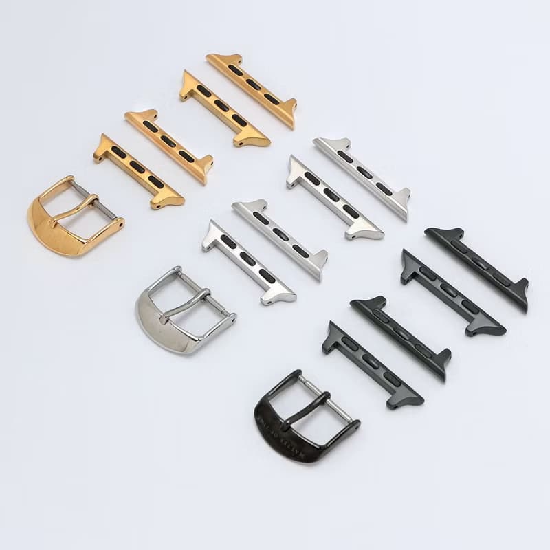 黑色意大利植鞣皮錶帶 APPLE WATCH 適用