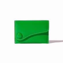 DOT Saddle Slim mini Card Wallets green