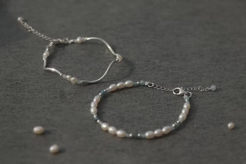 Pearl bracelet—Wave I 純銀波瀾巴洛克珍珠手鍊