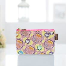 零錢包 卡片隔層 / 防潑水 平織緹花 蝴蝶萬花筒