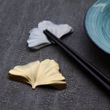 日本【SALUS 佐藤金屬】銀杏筷架