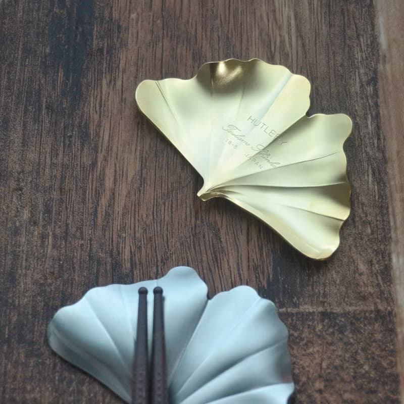 日本【SALUS 佐藤金屬】銀杏筷架