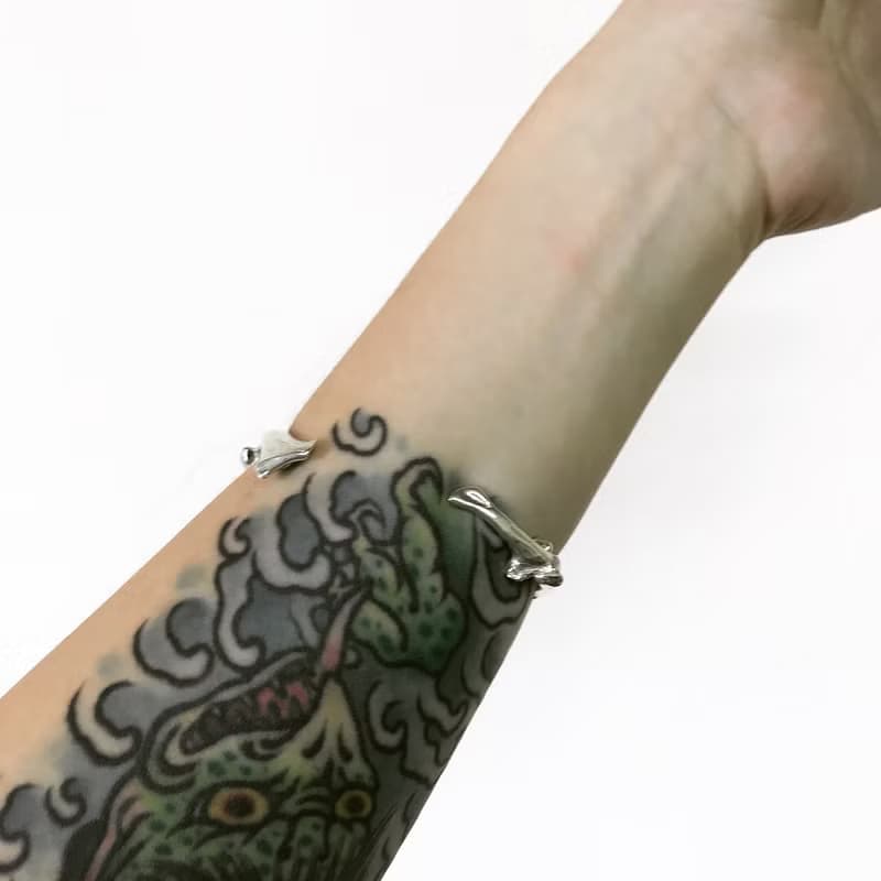 骸骨系列 C字細骸骨手環