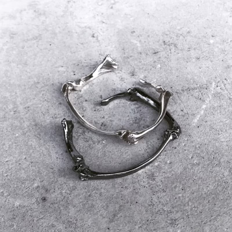 骸骨系列 C字細骸骨手環