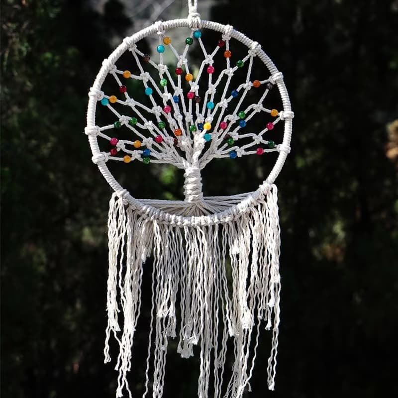 TREE OF LIFE 生命之樹丨Macrame 禮物 藝術 手作 捕夢網 掛飾