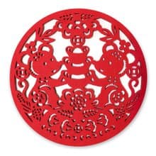 【招財鼠來寶】春聯掛飾鍋墊