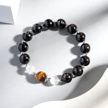 金運石白幽靈925銀水晶手鍊 禮物