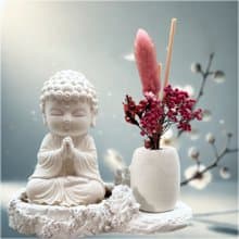 淨念吉祥小佛之順德 豪華田園套組 藝術香氛擴香 提升居家美學