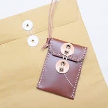 【公文袋直身證件套好好縫 皮革材料包 卡片套 名片夾 皮革DIY