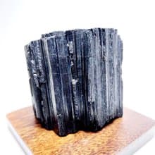 站立。原礦  療癒 一圖一物 擺件 避邪  l 黑碧璽原石 共生礦 l