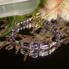 【神山晶礦】清透鑽切紫水晶拉長珍珠手鍊/紫水晶/拉長/珍珠