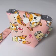 奶嘴夾 奶嘴收納袋 組合 柴犬珍奶