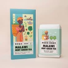 【微風輕拂】| 薄荷綠茶原片茶葉 75g