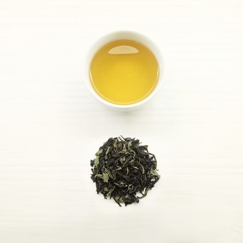 【微風輕拂】| 薄荷綠茶原片茶葉 75g
