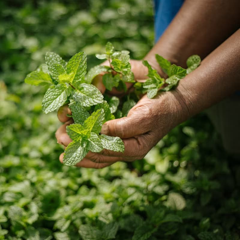 【微風輕拂】| 薄荷綠茶原片茶葉 75g
